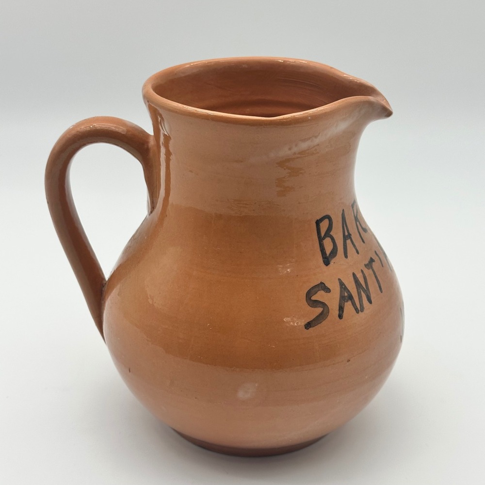 Ischia Pottery Pitcher – Restaurant Bar Tifeo Sant' Antuono – Hand Painted Italy - Picture 3 of 5